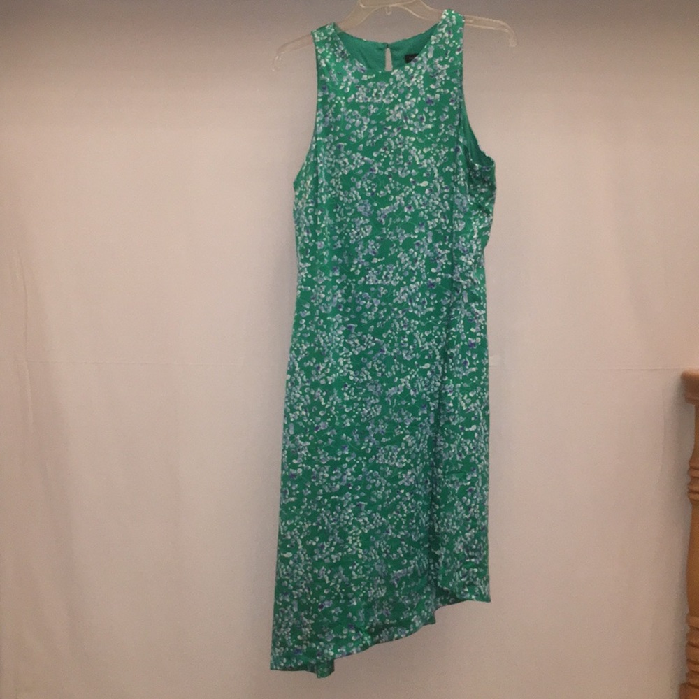 Banana Republic Green Floral Print Dress - Size 14